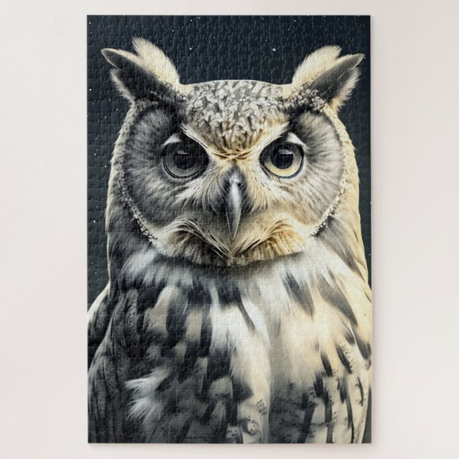 Puzzle Lechuza curiosa (Vertical)