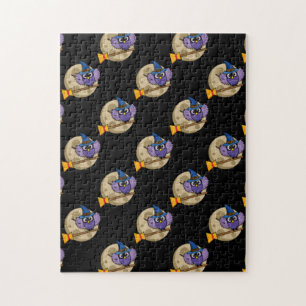 Puzzle Lechuza del asistente del personalizado volando so