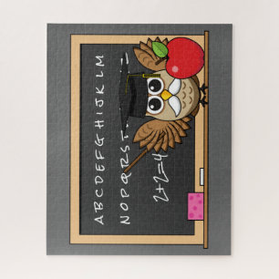 Puzzle Lechuza educativa con Personalizado Apple