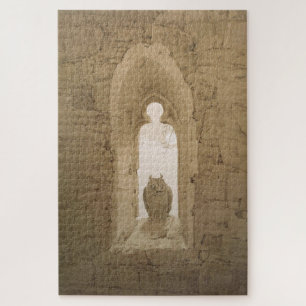 Puzzle Lechuza en una ventana gótica - Caspar David Fried