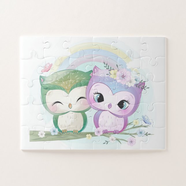 Puzzle Lechuzas demasiado ricas (Horizontal)