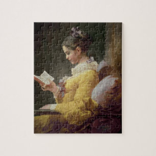 Puzzle Lectura de la chica joven, c.1776