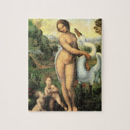 Puzzle Leda de Leonardo da Vinci y el cisne