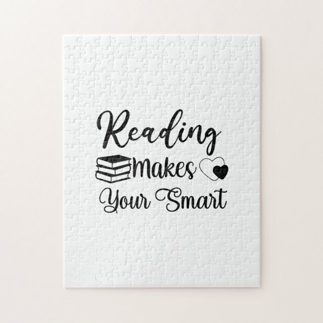 Puzzle Leer arte hace que sea inteligente (Vertical)