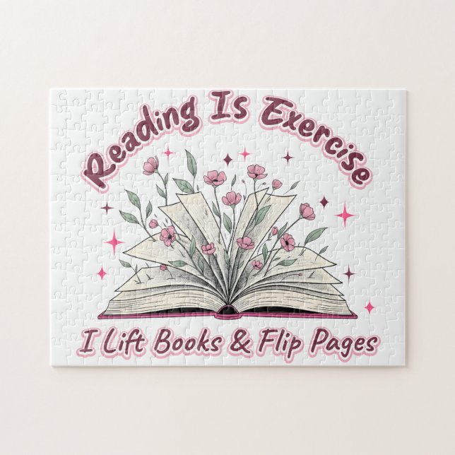 Puzzle Leer es ejercicio... (Horizontal)