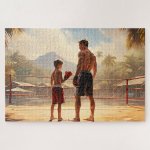 Puzzle Legado Muay Thai: Padre-Hijo