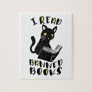 Puzzle Leí libros prohibidos Cat