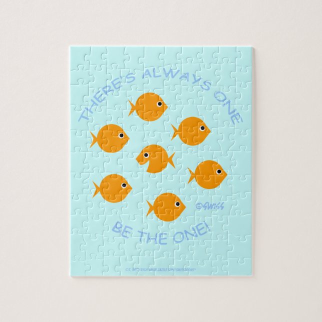 Puzzle Lema inspirador para el dibujo animado lindo del (Vertical)