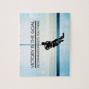 Puzzle Lema SUPERIOR de la victoria del hockey