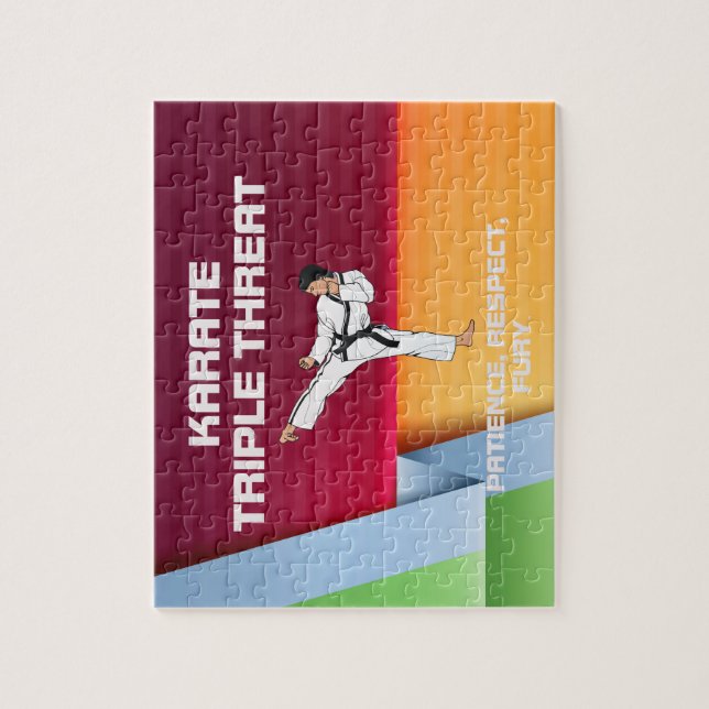 Puzzle Lema SUPERIOR del karate (Vertical)