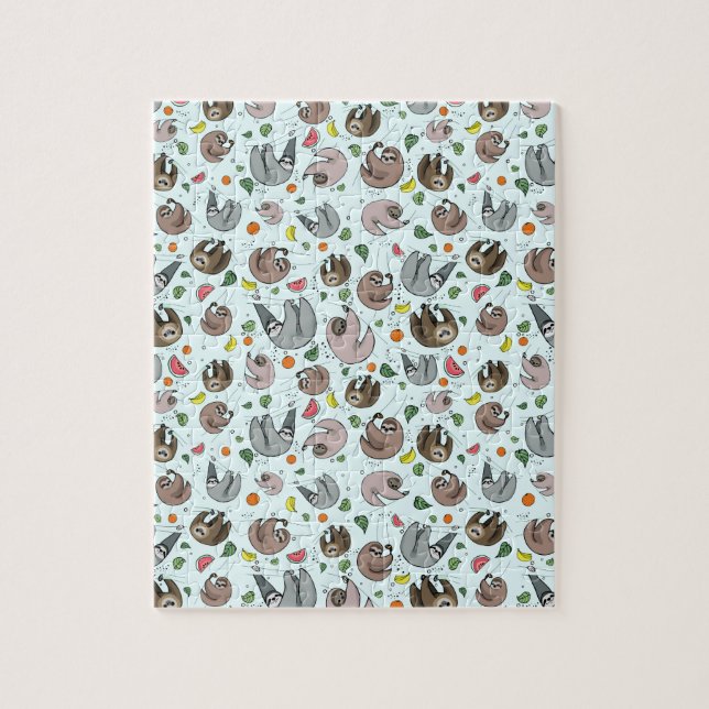 Puzzle Lemas en azul (Vertical)