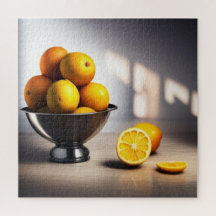 Lemones simples en Bowl. Cocina brillante. Citrus