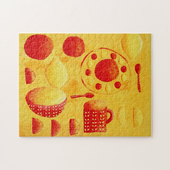 Puzzle Lemones y Naranjas con pintura de bolos (Horizontal)