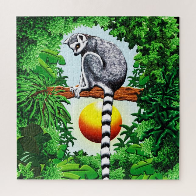 Puzzle Lemur de Madagascar (Vertical)