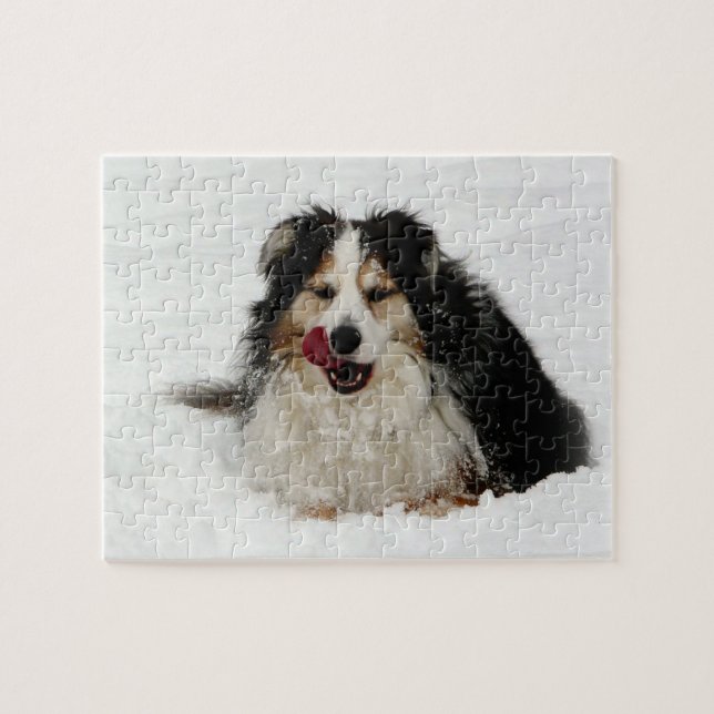 Puzzle Lengua de perro australiana (Horizontal)