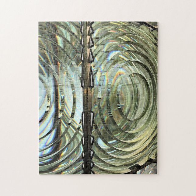 Puzzle Lente de Fresnel, Faro de Cape Blanco, Costa de Or (Vertical)