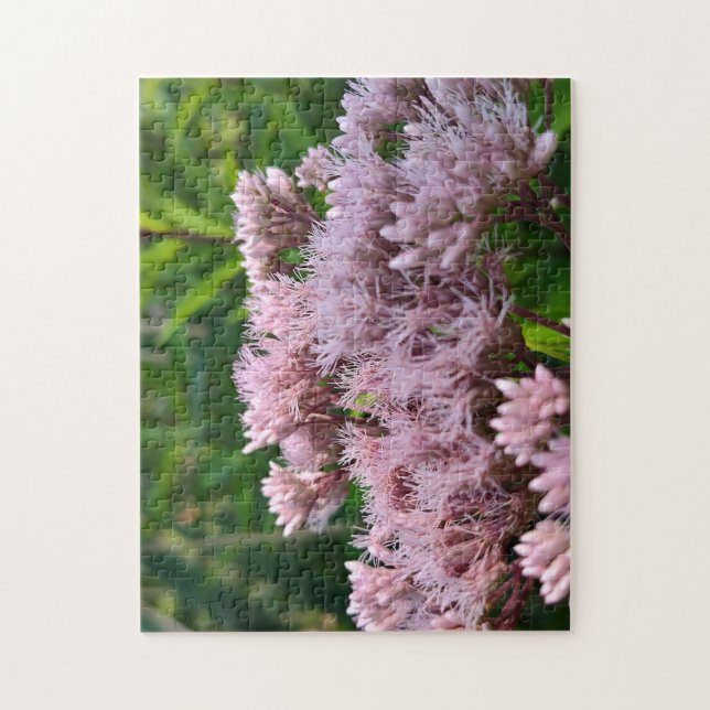 Puzzle Lente de maleza rosa (Vertical)