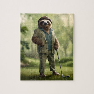 Puzzle "Lento y firme: Una eslogan vestida para el golf