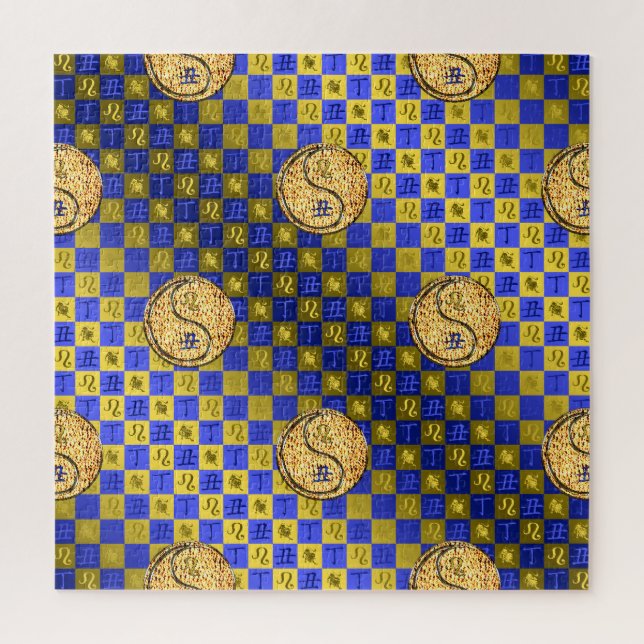 Puzzle Leo & Buey de Fuego (Vertical)