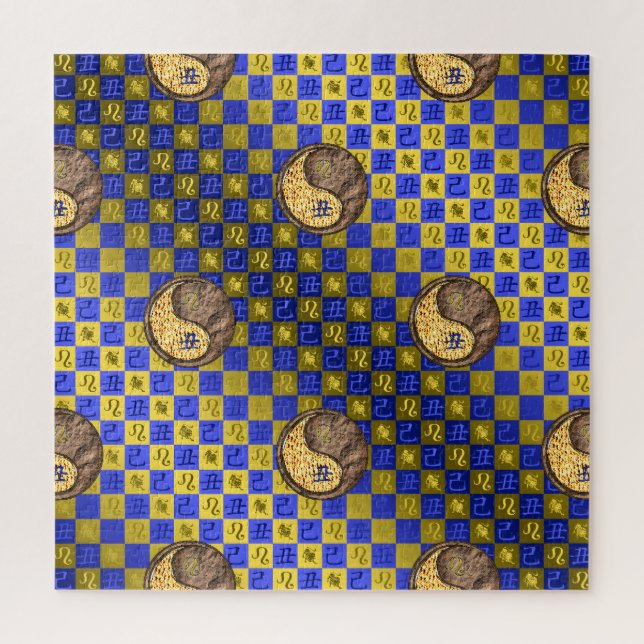 Puzzle Leo & Buey de Tierra (Vertical)