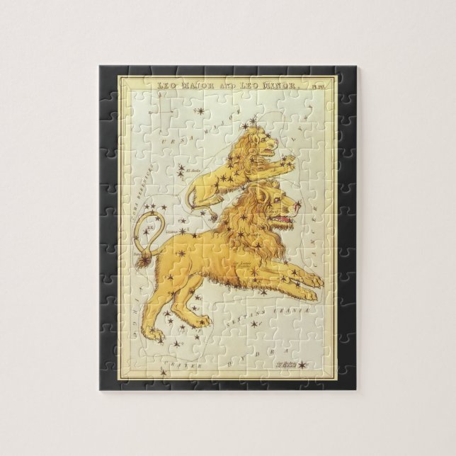 Puzzle Leo el León Constelación Antigua Espejo de Urania (Vertical)