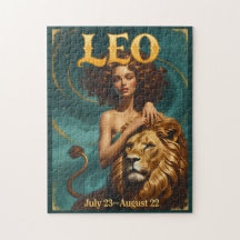 Leo Zodiac Jigsaw Regalo de León Julio/Agosto