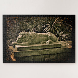 Puzzle León de jardín