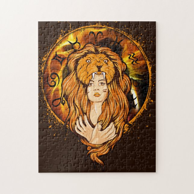 Puzzle León de Zodiac Leo (Vertical)