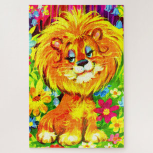Puzzle león excelente