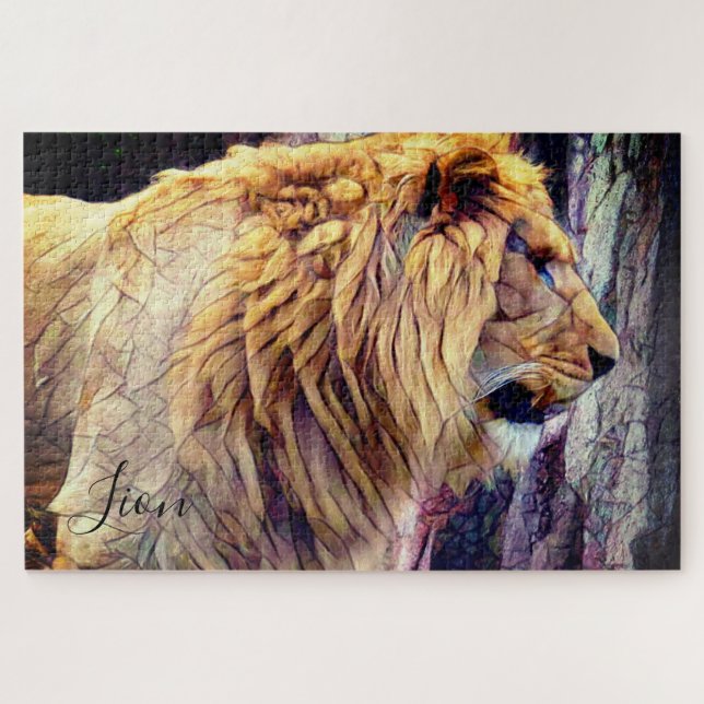 Puzzle León [Rompecabezas: 1014P] (Horizontal)