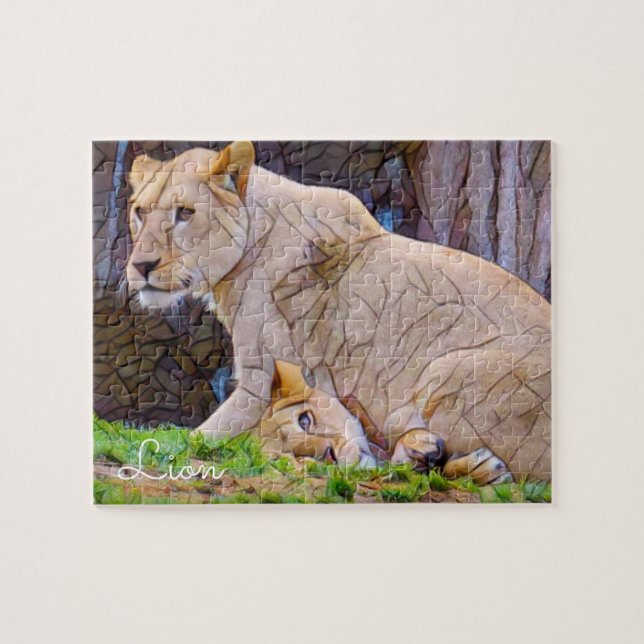 Puzzle León [Rompecabezas: 110P] (Horizontal)