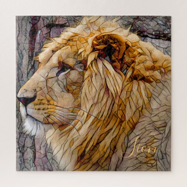 Puzzle León [rompecabezas cuadrado] (Vertical)