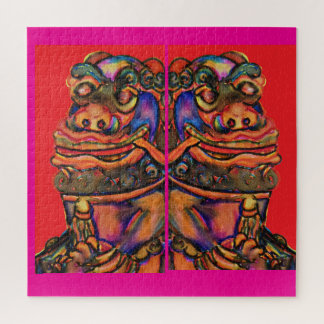 Puzzle Leones de China