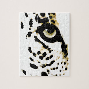 Puzzle Leopard Eye - Arte de animales