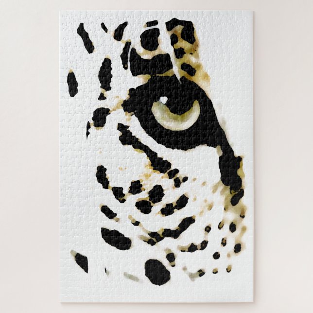 Puzzle Leopard Eye - Arte de animales (Vertical)