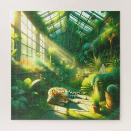 Puzzle Leopard Greenhouse Retreat Sunbeam Slumber