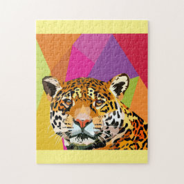 Puzzle Leopard Pop Art