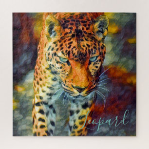 Puzzle Leopard [rompecabezas cuadrado]