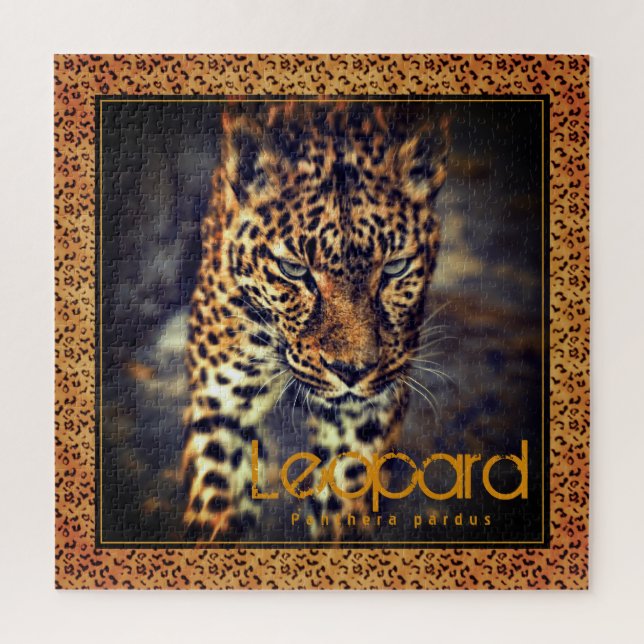 Puzzle Leopard [rompecabezas cuadrado] (Vertical)