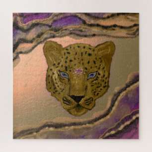 Puzzle Leopardo con geoda
