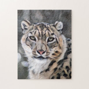 Puzzle Leopardo de la nieve