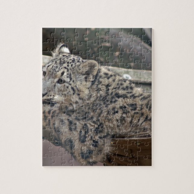 Puzzle Leopardo de la nieve (Vertical)