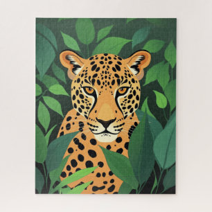 Puzzle Leopardo en la jungla