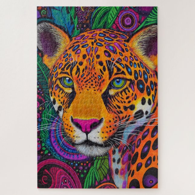 Puzzle Leopardo Luminoso  (Vertical)