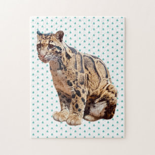 Puzzle leopardo nublado fotografía selva gran gato animal
