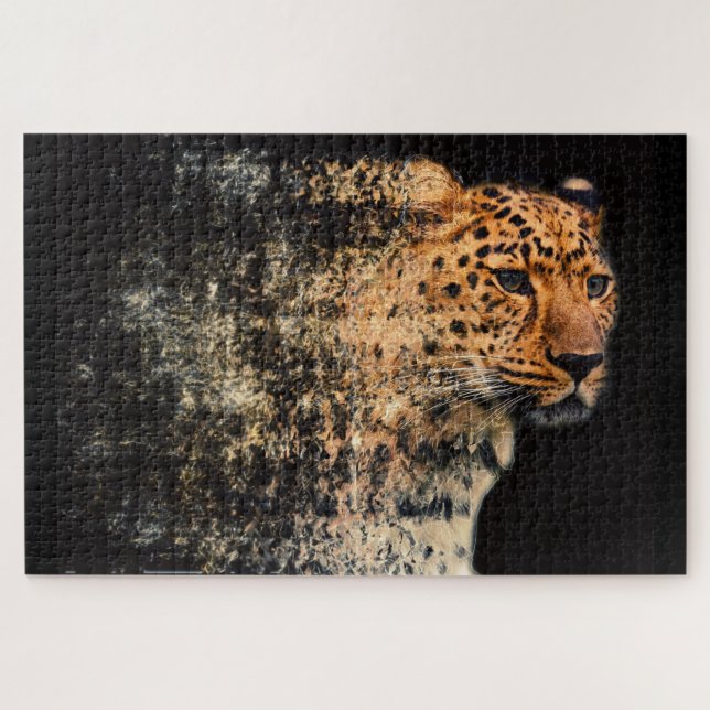 Puzzle Leopardo roto (Horizontal)