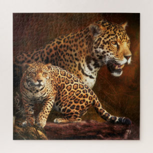 PUZZLE LEOPARE "LA NOCHE SALVAJE"