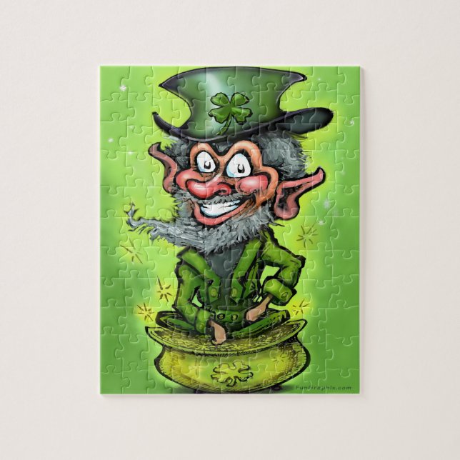 Puzzle Leprechaun (Vertical)