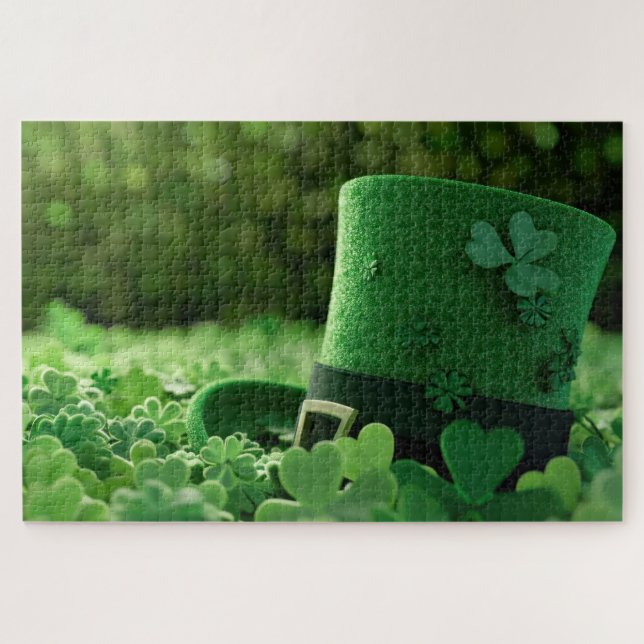 Puzzle Leprechaun Gorra (Horizontal)