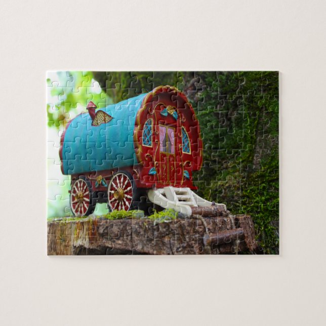 Puzzle Leprechauns, donde viven los pequeños Irlanda (Horizontal)